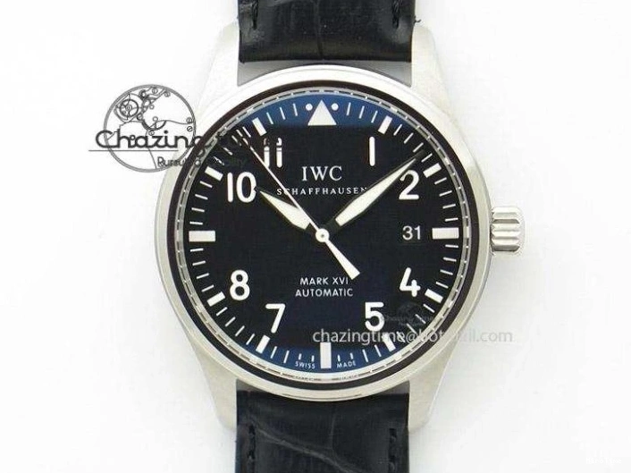 MIROTIME 0124 Supportive Big Pilot IW501008 “Boutique London” SS ZF Best Edition Blue Dial on Blue Leather Strap A 7106